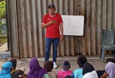 Perjuangan IPI Lahat Dirikan Rumah Belajar untuk Puluhan Anak Pemulung yang Belum Bisa Membaca