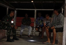 Nggak Main-Main Jaga Ketertiban Desa, Aparat TNI dan Warga Perketat Patroli Satkamling di Lahat