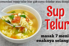 Resep Sup Telur Tomat Super Praktis, Cuma 7 Menit!