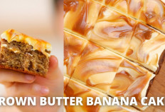Resep Banana Cake Brown Butter & Salted Caramel: Perpaduan Rasa Gurih dan Manis yang Sempurna