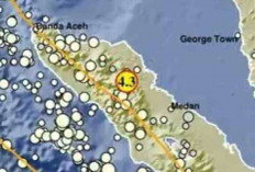 Gempa Magnitudo 4,3 Pagi Ini Guncang Gayo Lues pada Kedalaman 10 Km,  Tak Berpotensi Tsunami
