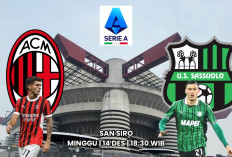Preview AC Milan vs Sassuolo - Melanjutkan Tantangan Scudetto Seri A di San Siro