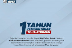 Kabupaten Muba Tancap Gas Setahun Kepemimpinan Toha-Rohman, Ini Sejumlah Capaian Strategis yang Didapat? 