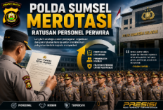 Polda Sumsel Kembali Rotasi Ratusan Personel, 5 Kapolsek di Muba Bergeser, Ini Daftar Namanya