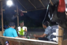 Waspada Jalur Lintas! Babinsa dan Warga Batu Niding Lahat Siapkan Strategi Khusus Tangkal Aksi Kejahatan