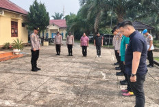 Pimpin Apel Pagi, Iptu Syazili Tekankan 6 Hal Penting Ini Bagi Personel