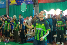 TAK DISANGKA! Ratu Dewa Jago Main Bulu Tangkis di Kejuaraan Badminton Kapolda Sumsel Cup VI 2026