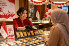 HUT RI ke-81, Harga Emas Pegadaian Hari Ini Stabil, Antam 1 Gram Rp2,78 Juta