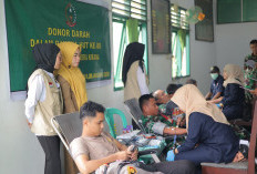 Donor Darah HUT Persit Ke-80 Kumpulkan 36 Kantong Darah