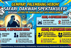 Ustadz Dr. Abdullah Roy Kembali Hadir di Palembang, Ini Jadwal Lengkap Safari Dakwah Mega Wisata Pamfest 2026!