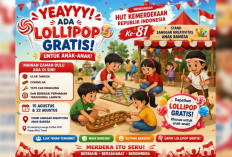 HUT ke-81 RI Makin Seru di Palembang! Ada Lollipop Gratis dan Permainan Tradisional untuk Anak-anak
