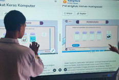 Gak Pakai Papan Tulis Lagi? SMPN 3 Lahat Kini Terapkan Belajar Digital Gunakan Smart TV