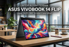 Laptop Copilot+ PC Berprosesor Intel Core Ultra Seri 3: Intip Spesifikasi Gahar ASUS Vivobook 14 Flip TP3407AA