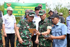 Pangdam II/Sriwijaya Cek Lahan Batalyon Yonif TP di Dempo Selatan, Ini Progressnya
