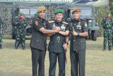 Resmi Berganti! Mayjen TNI Ujang Darwis Pimpin Langsung Sertijab Danyonarmed 15/Cailendra Martapura