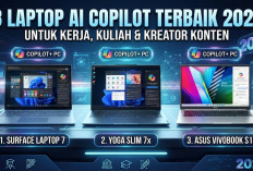 Wajib Punya Buat Kerja dan Kuliah! Ini 3 Rekomendasi Laptop AI Terbaik Berteknologi Copilot+ PC