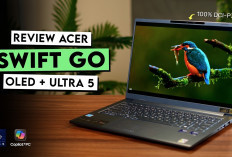 Review Spesifikasi Acer Swift Go 14 AI Pro Edition, Raja Baru Laptop Ringkas untuk Edit Video 4K