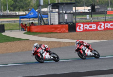 Merah Putih Berkibar di Thailand! Rheza Danica Menggila di Buriram, Amankan Podium ARRC dengan CBR250RR