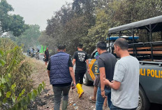 Kepergok Warga Saat Nyalakan Api: Polisi Amankan Terduga Pelaku Pembakaran Lahan di Desa Ulak Segelung OI