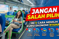 Jangan Salah Pilih! Ini 5 Cara Memilih Kursi Kereta Ekonomi yang Nyaman agar Perjalanan Jauh Tetap Betah