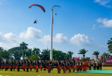 Hari Bhayangkara ke-80 di Sumsel: Ada Atraksi Udara Motor Layang, Marching Band Hingga Polisi Cilik