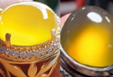 Aura Emas Pembawa Tuah? Batu Akik Kuning Konon Menyimpan Energi Gaib Tingkat Tinggi