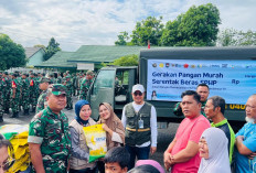 Kolaborasi Kodim 0606 Lubuk Linggau dan Bulog Gelar GPM, 8 Ton Beras Diserbu Masyarakat