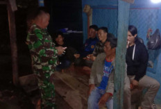 Babinsa Koramil 405-13 Dempo Selatan Bersama Warga Penjalang Gelar Patroli Komduk