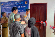 Polres Musi Rawas Gandeng PT SMS Serahkan Bantuan Bedah Rumah untuk Warga Kurang Mampu