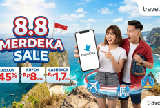Promo Traveloka 8.8 Merdeka Sale: Diskon 45% Plus Kupon Hemat Hingga Rp8 Juta dan Cashback 1,7 Juta!