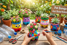Jangan Dibuang! Botol Plastik Bekas Bisa Disulap Jadi Pot Bunga Cantik dan Estetik Ini di Rumah
