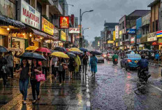 Prakiraan Cuaca Sumsel 6 Mei 2026: Hujan Turun Merata, Palembang Waspada Petir!