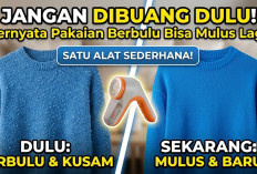 Jangan Dibuang Dulu! Ternyata Pakaian Berbulu Bisa Mulus Lagi Cuma Pakai Satu Alat Sederhana Ini