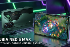 HP Rasa Tablet! Nubia Resmi Luncurkan Neo 5 Max dengan Layar 7,5 Inci dan Spek Khusus Gamers