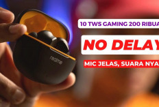TWS Gaming 200 Ribuan: Suara Realtime, Nyaman, dan Awet