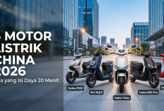 Cuma 20 Menit Baterai Terisi 80 Persen! Ini 5 Motor Listrik China Murah Berfitur Fast Charging Terbaik 2026