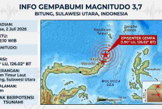 Gempa Magnitudo 3,7 Guncang Bitung, Titik Episentrumnya di Sini