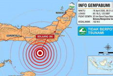 Gempa Magnitudo 5,9 Pagi Ini Guncang Bolaang Uki, Getarkan Wilayah Timur Indonesia