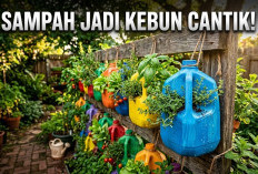 Jangan Dibuang! Sulap Botol Galon Bekas Jadi Kebun Sayur Vertikal, Solusi Cerdas Hemat Belanja Dapur