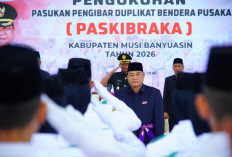 Paskibraka Muba 2026 Resmi Dikukuhkan, Bupati Toha: Jalankan Amanah Ini dengan Penuh Tanggungjawab