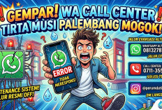 WA Call Center Perumda Tirta Musi Palembang 'Mogok' Mendadak, Ini Jalur Rahasia Buat Lapor Banyu!