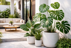Tanpa Renovasi, Rumah Minimalis Bisa Tampak Luxury! Ini Rahasia Pakai Tanaman Monstera