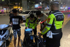 Palembang Siaga Kamtibmas: Personel Gabungan Sisir Pusat Kota, 16 Kendaraan Terjaring Razia