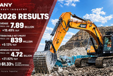 SANY Heavy Industry Makin Ganas! Pendapatan Semester I 2026 Melejit 19,49%, Pasar Global Jadi Andalan