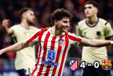Atletico Madrid Bantai Barcelona 4-0 di Leg Pertama Semifinal Copa del Rey