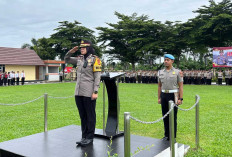 Pimpin Upacara Kesadaran Nasional, Wakapolres Prabumulih Tekankan Pentingnya Integritas Anggota