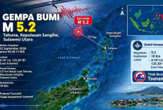 Gempa M5,2 Guncang Tahuna NTT Pagi Ini, BMKG: Tak Berpotensi Tsunami