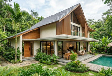 Sejuk Alami Tanpa AC: 7 Desain Rumah Minimalis Atap Pelana Bergaya Modern Tropis yang Estetik dan Fungsional