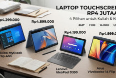 Mulai Rp4 Jutaan Saja: Intip 4 Rekomendasi Laptop Layar Sentuh 2-in-1 Terbaik