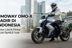 Bisa Seimbang Sendiri Tanpa Standar! Motor Listrik Canggih OMOWAY OMO-X Resmi Meluncur di Indonesia
